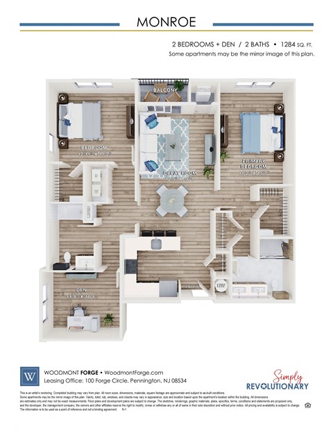 3 bedroom floor plan  the residences at sawmill estates